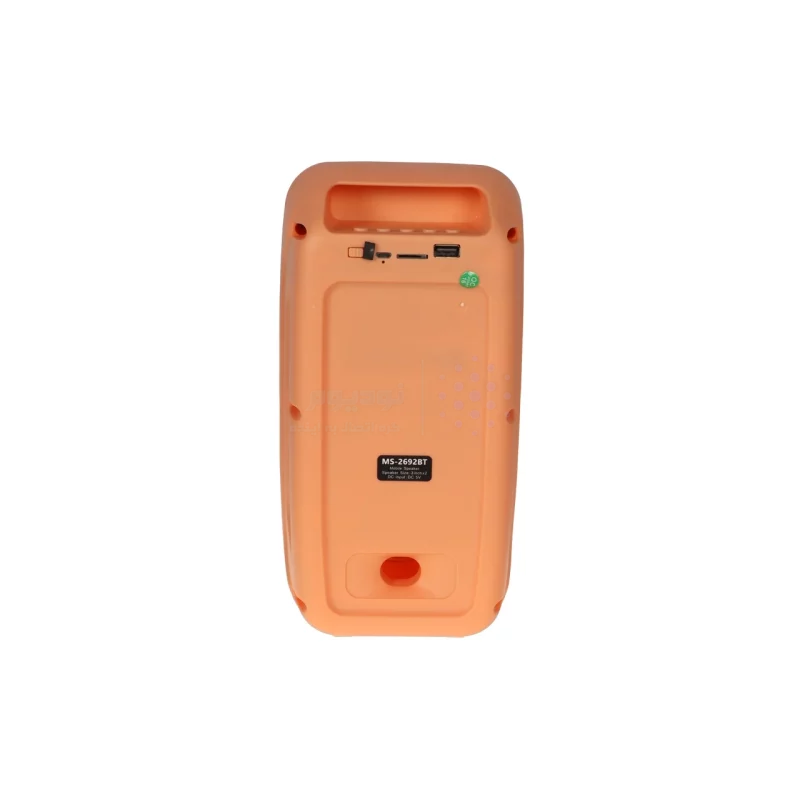 اسپیکر بی سیم مدل MS-2692BT - نارنجی - BSA - تصویر 5