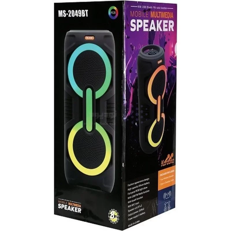 اسپیکر بی سیم مدل MS-2049BT - مشکی - MMS - تصویر 4