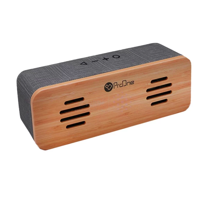 اسپیکر پرتابل بدنه چوبی ProOne مدل (SK10)PSB4101 -خاکستری - تصویر 4