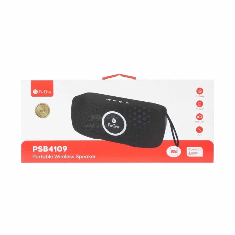 اسپیکر بی سیم شارژی 10 وات ProOne مدل PSB4109 - قرمز - تصویر 8
