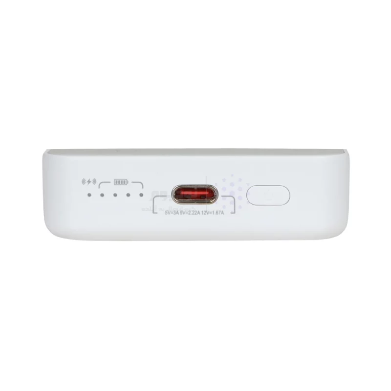 پاوربانک وایرلس (PD و فست شارژ) Tranyoo 20W 10000mAh مدل T-F25 - سفید(دارای استند موبایل) - تصویر 7