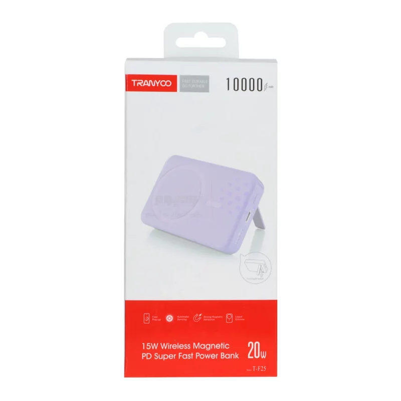 پاوربانک (PD و فست شارژ) Tranyoo 20W 10000mAh مدل T-F25 - یاسی - تصویر 4