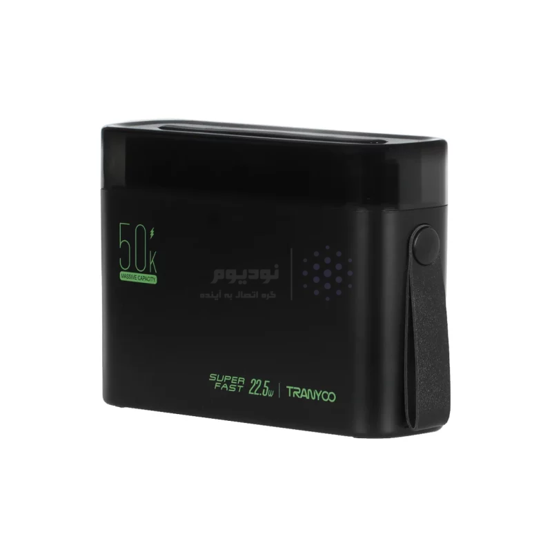 پاوربانک (فست شارژ) Tranyoo 22.5W 50000mAh مدل T-L5 - مشکی - تصویر 4