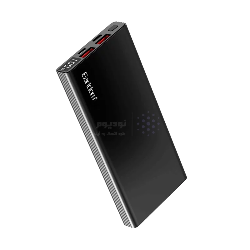 پاوربانک PD و فست شارژ Earldom 10000mAh مدل PD21 20W - مشکی - تصویر 4