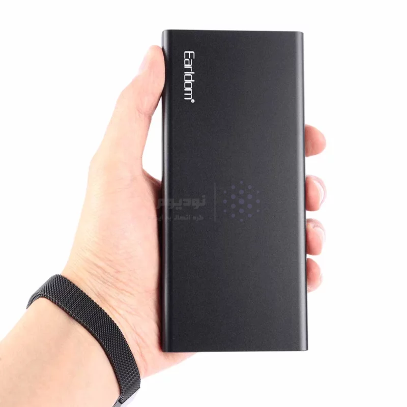 پاوربانک PD و فست شارژ Earldom 10000mAh مدل PD21 20W - مشکی - تصویر 5