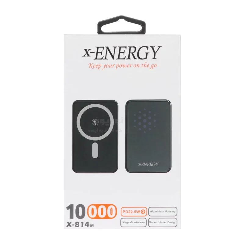 پاوربانک (PD و فست شارژ) X-Energy 10000mAh مدل X-814M 22.5W - مشکی (گارانتی IPM) - تصویر 4