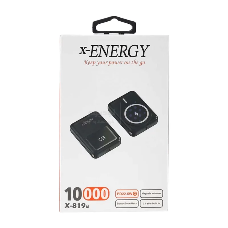 پاوربانک (PD و فست شارژ) X-Energy 10000mAh مدل X-819M 22.5W - مشکی (گارانتی IPM) - تصویر 4
