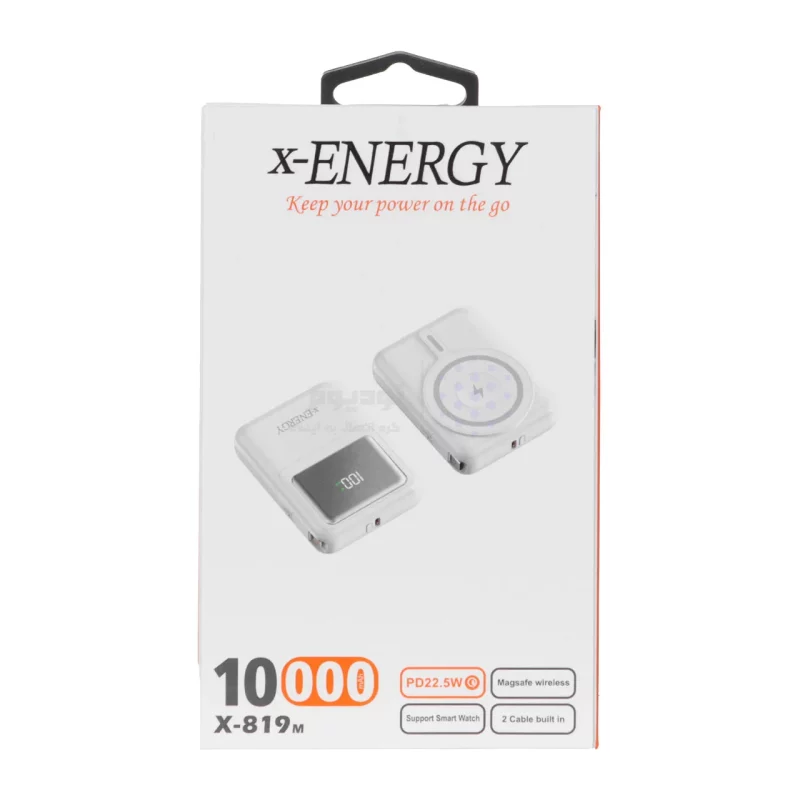 پاوربانک (PD و فست شارژ) X-Energy 10000mAh مدل X-819M 22.5W - سفید (گارانتی IPM) - تصویر 4