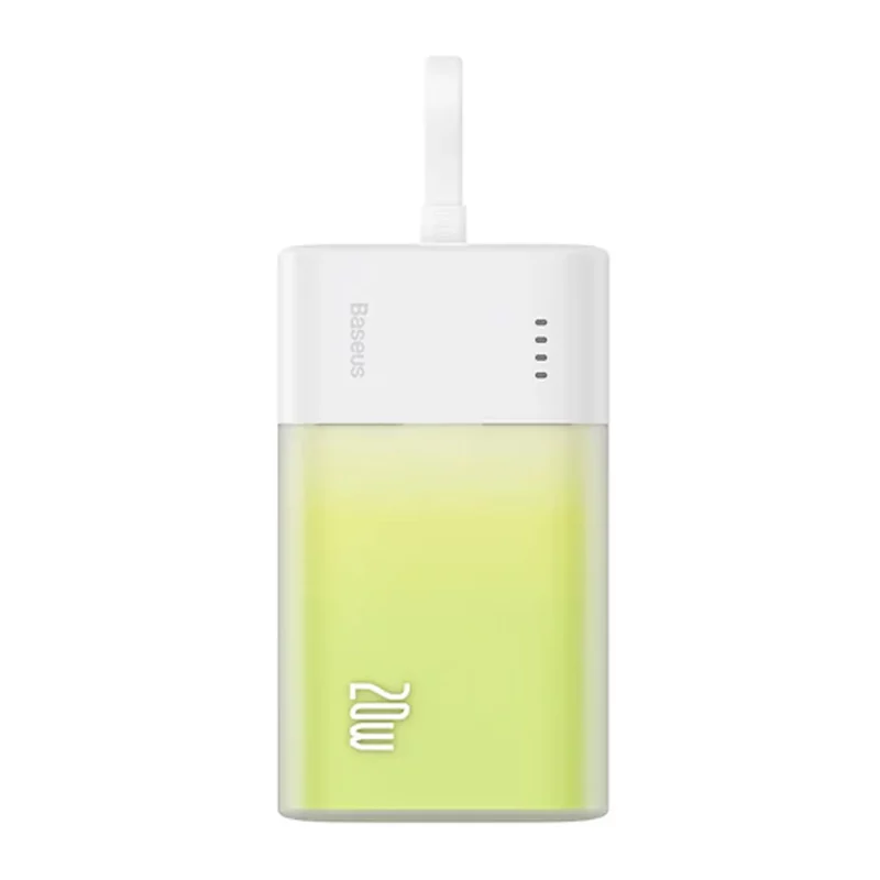 پاوربانک (فست شارژ) Baseus 5200mAh مدل Popsicle PPKDC05I 20W - سبز (گارانتی آونگ) - تصویر 2