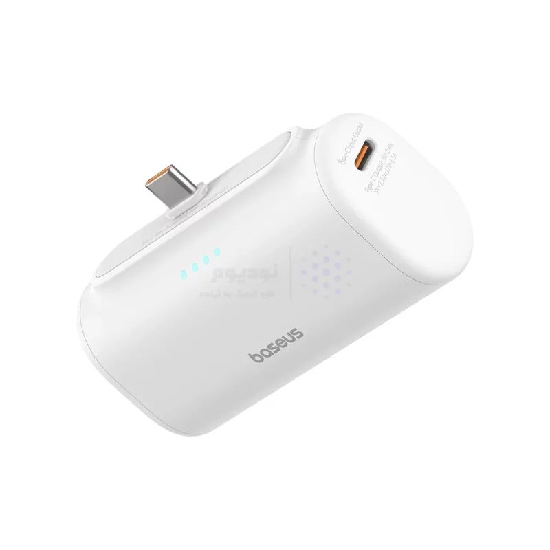 پاوربانک (فست شارژ) Baseus 5000mAh مدل PPWC05T 20W - سفید (گارانتی آونگ) - تصویر 4
