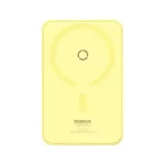 پاوربانک (PD و فست شارژ) Baseus 20W 5000mAh مدل MagPro Magnetic Bracket PPCXZ05 - زرد (گارانتی آونگ)