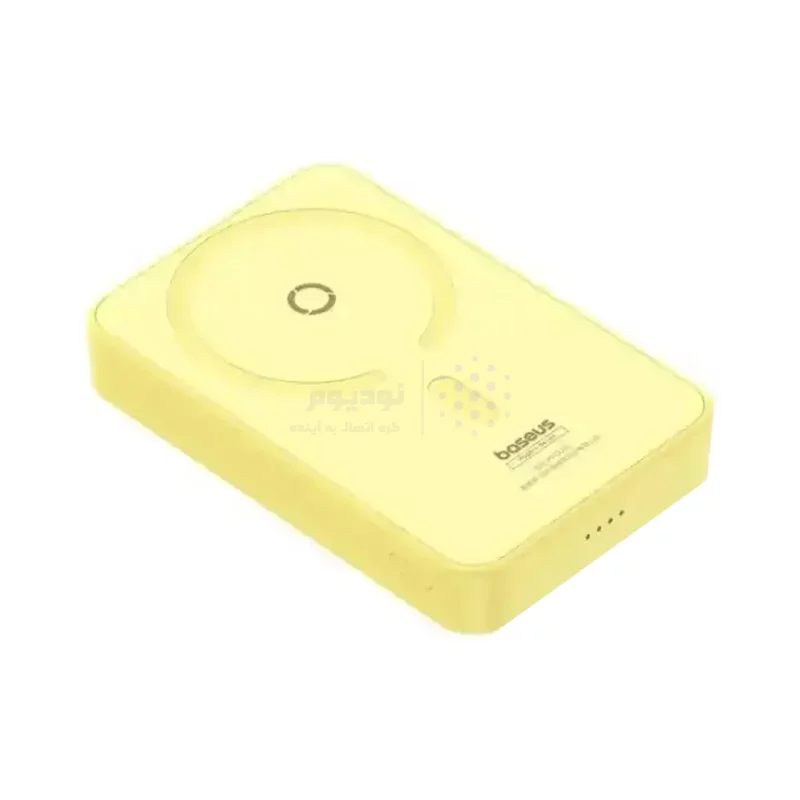پاوربانک (PD و فست شارژ) Baseus 20W 5000mAh مدل MagPro Magnetic Bracket PPCXZ05 - زرد (گارانتی آونگ) - تصویر 6