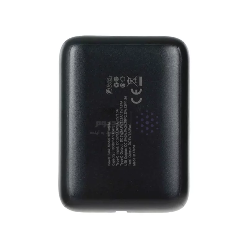 پاوربانک (PD و فست شارژ) Hatron 10000mAh مدل HPB1060M 22.5W - مشکی - تصویر 3