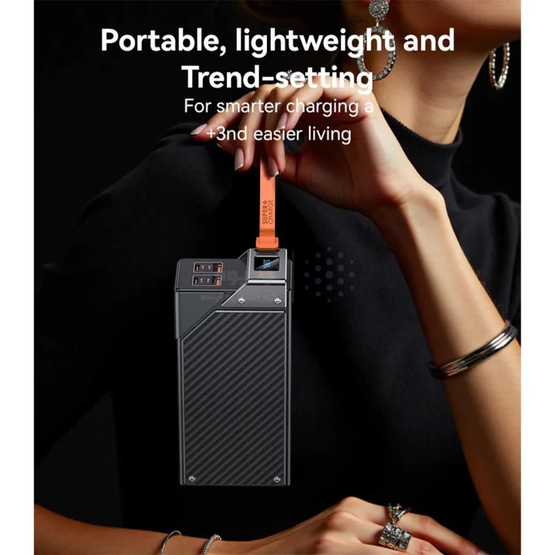 پاوربانک (PD و فست شارژ) Yesido 30000mAh مدل YP62 22.5W - خاکستری (گارانتی 18 ماه تعویض نیکان همراه) - تصویر 6
