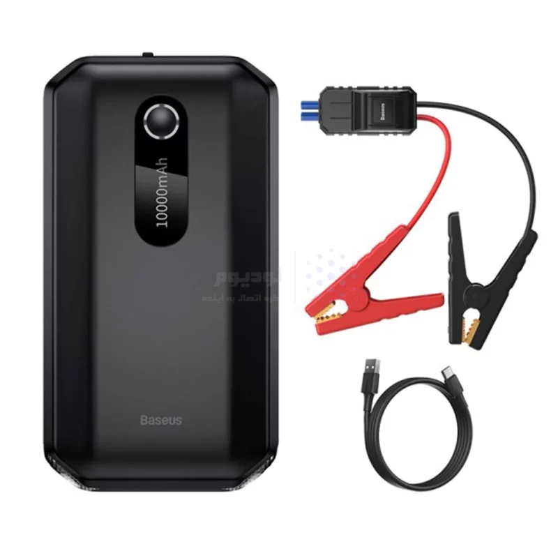 جامپ استارتر خودرو و پاوربانک Baseus 10000mAh مدل Instant Current BS-CH001 - مشکی (گارانتی آونگ) - تصویر 4