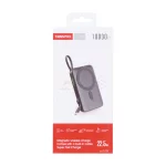 پاوربانک فست شارژ وایرلس Tranyoo 10000mAh مدل T-F26 22.5W - مشکی - تصویر 4