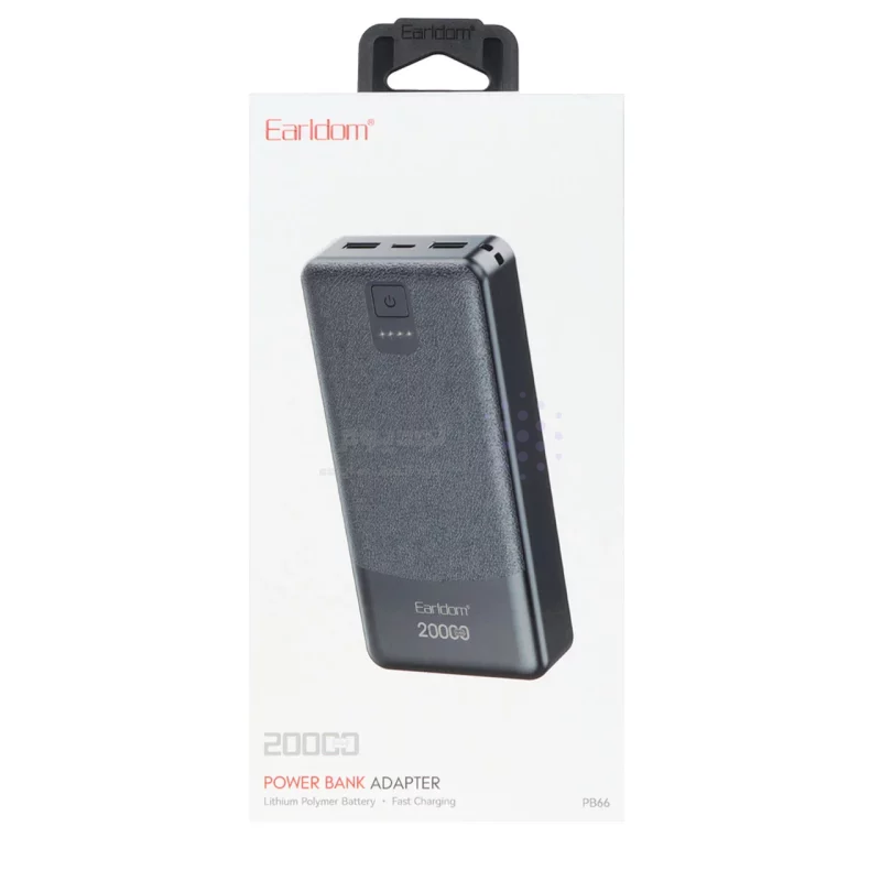 پاوربانک فست شارژ Earldom 20000mAh مدل ET-PB66 10W- مشکی - تصویر 8