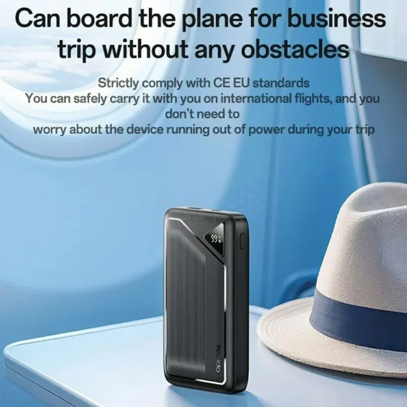 پاوربانک PD و فست شارژ Yesido 10000mAh مدل YP84 22.5W - مشکی (گارانتی 18 ماه تعویض نیکان همراه) - تصویر 3