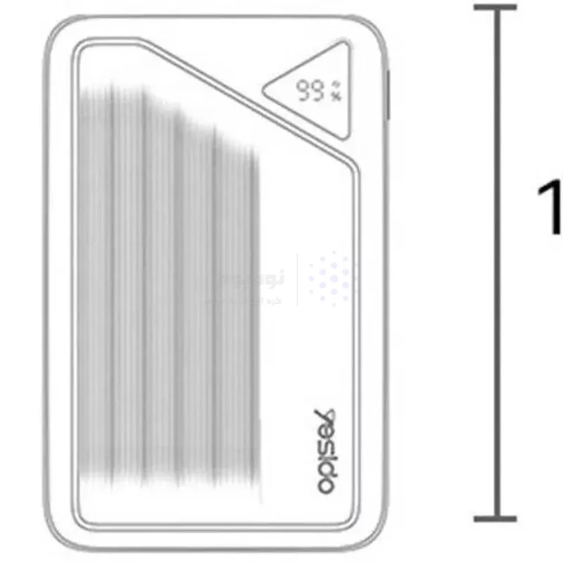پاوربانک PD و فست شارژ Yesido 10000mAh مدل YP84 22.5W - مشکی (گارانتی 18 ماه تعویض نیکان همراه) - تصویر 4