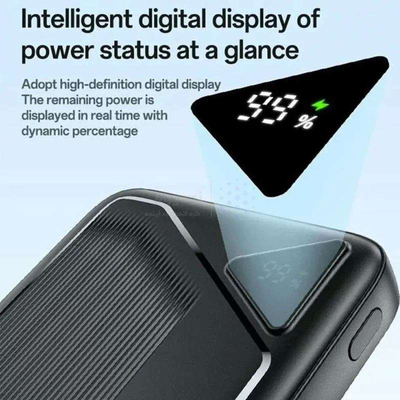 پاوربانک PD و فست شارژ Yesido 10000mAh مدل YP84 22.5W - مشکی (گارانتی 18 ماه تعویض نیکان همراه) - تصویر 7