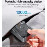 پاوربانک PD و فست شارژ Yesido 10000mAh مدل YP89 20W - خاکستری (گارانتی 18 ماه تعویض نیکان همراه) - تصویر 5