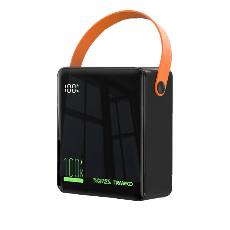 پاوربانک فست شارژ Tranyoo 100000mAh مدل T-F28 22.5W - مشکی - تصویر 2