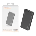 پاوربانک PD و فست شارژ Hicostar 22.5W 20000mAh مدل P225 - مشکی
