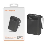 پاوربانک فست شارژ Hicostar 35W 20000mAh مدل P224 - مشکی