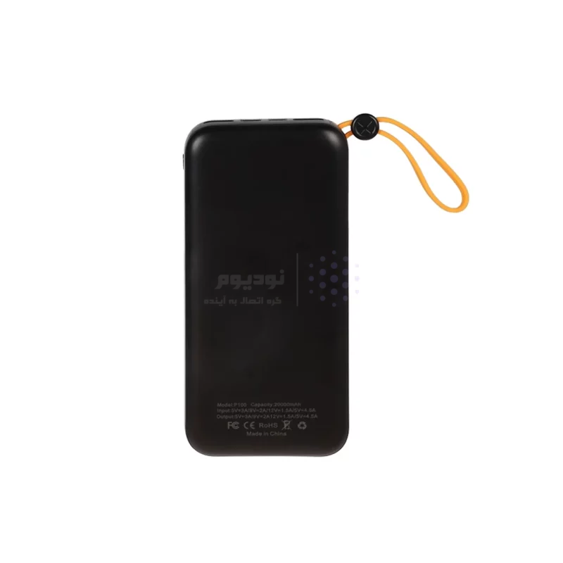 پاوربانک فست شارژ Vikusha 20000mAh مدل P100 22.5W - مشکی - SMO (گارانتی شش ماهه شرکتی) - تصویر 3