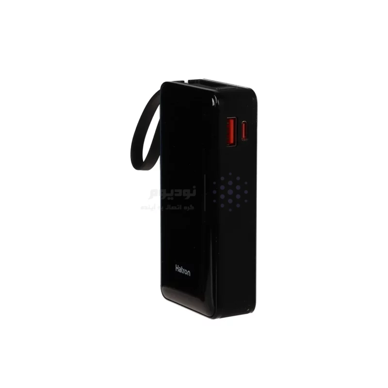 پاوربانک PD و فست شارژ Hatron 10000mAh مدل HPB1066MG 22.5W - مشکی - تصویر 6