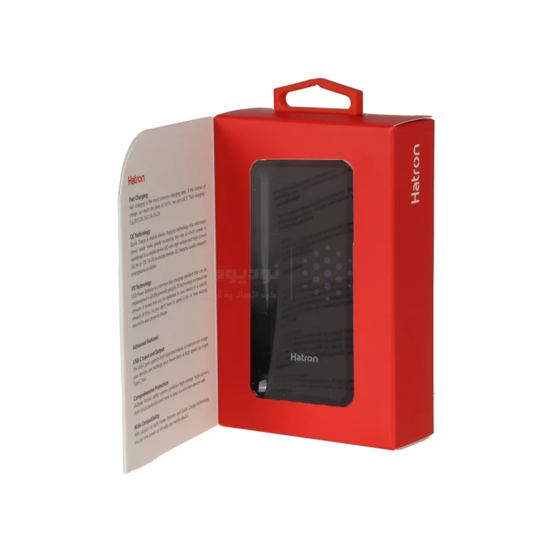 پاوربانک PD و فست شارژ Hatron 10000mAh مدل HPB1066MG 22.5W - مشکی - تصویر 7