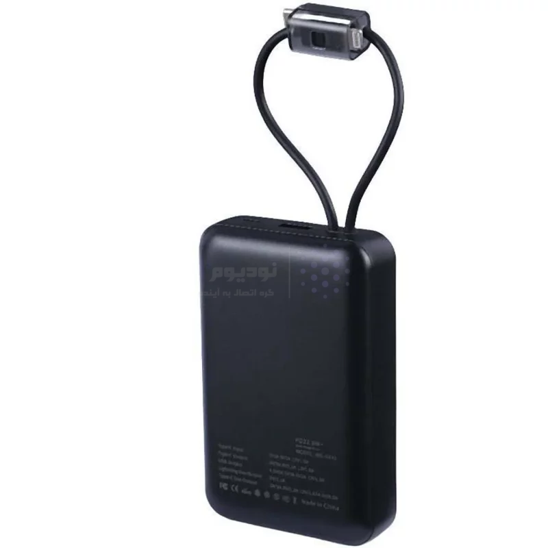 پاوربانک PD و فست شارژ BUKU 10000mAh مدل MG-G181 22.5W - مشکی - MMS (گارانتی شش ماهه YA) - تصویر 5