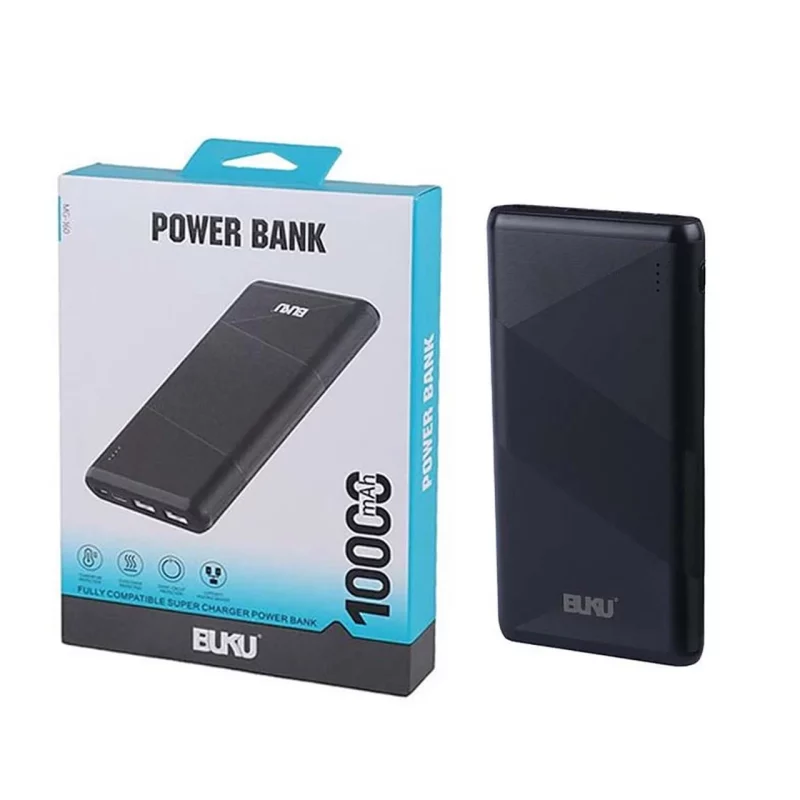پاوربانک فست شارژ BUKU 10000mAh مدل MG-160 12W - مشکی - MMS (گارانتی شش ماهه YA) - تصویر 2