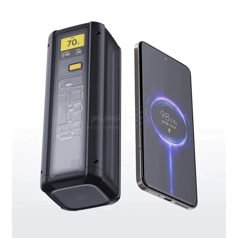 پاوربانک (فست شارژ) Xiaomi 212W 25000mAh مدل P03MI - مشکی - اصلی (گارانتی18 ماهه شرکتی) - تصویر 6