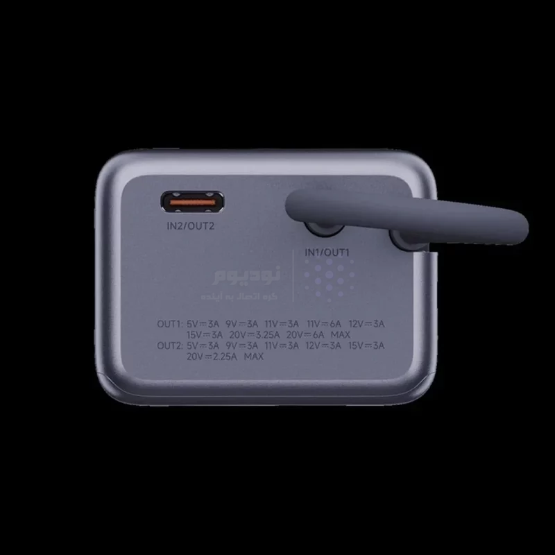 پاوربانک (فست شارژ) Xiaomi 165W 10000mAh مدل PB1165MI - خاکستری - اصلی (گارانتی18 ماهه شرکتی) - تصویر 7