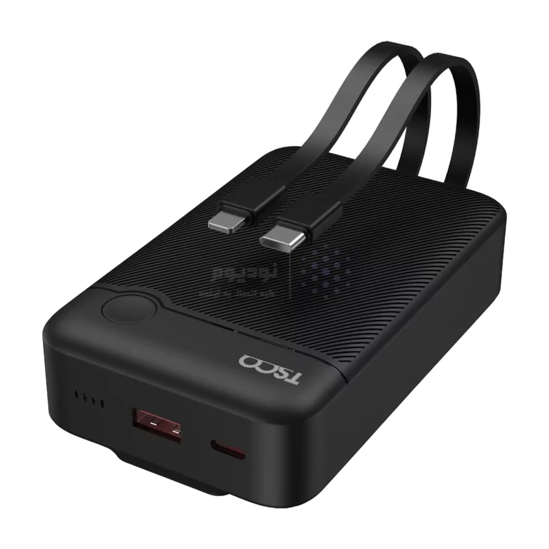 پاوربانک فست شارژ TSCO 20000mAh مدل TP 2011 22.5W - مشکی (گارانتی 12 ماهه TSCO) - تصویر 4