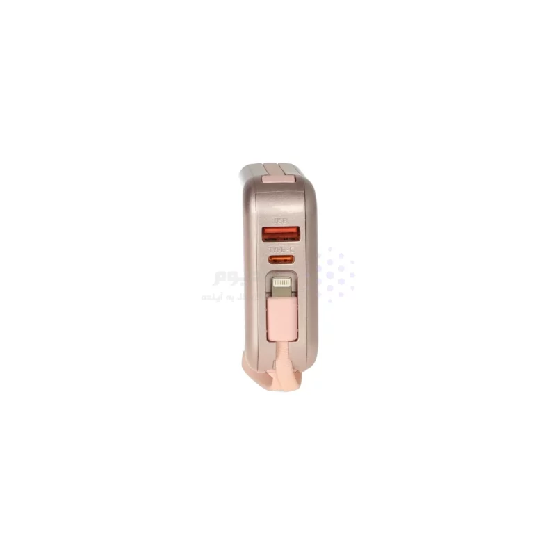 پاوربانک فست شارژ FirstYou 10000mAh مدل OM03 - صورتی - MMS (گارانتی شش ماهه YA) - تصویر 6
