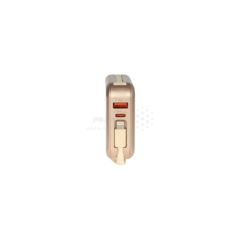 پاوربانک فست شارژ FirstYou 10000mAh مدل OM03 - طلایی - MMS (گارانتی شش ماهه YA) - تصویر 5