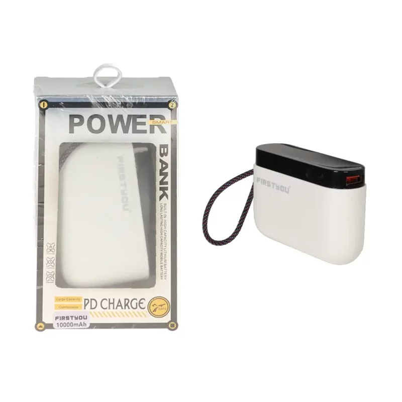 پاوربانک PD و فست شارژ FirstYou 10000mAh مدل OM01 - سفید - MMS (گارانتی شش ماهه YA) - تصویر 2
