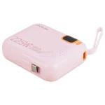 پاوربانک فست شارژ Arun 10000mAh مدل DX03 22.5W - صورتی (گارانتی IPM) - تصویر 4