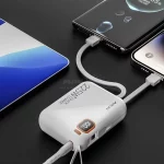 پاوربانک فست شارژ Arun 10000mAh مدل DX03 22.5W - صورتی (گارانتی IPM) - تصویر 5
