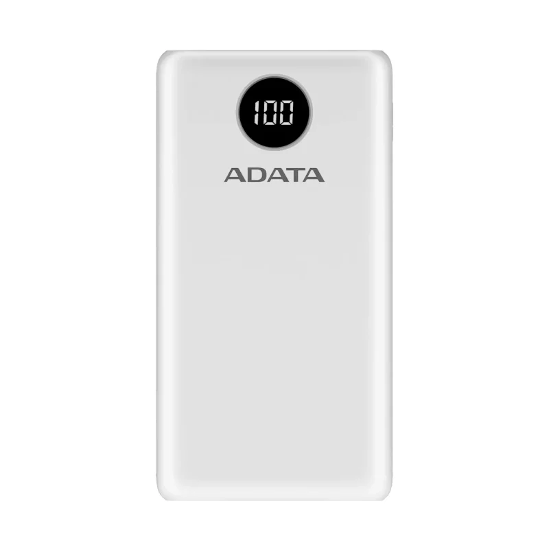 پاوربانک (PD و فست شارژ) Adata 18W 20000mAh مدل P20000QCD - سفید - تصویر 2
