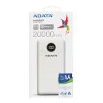 پاوربانک (PD و فست شارژ) Adata 18W 20000mAh مدل P20000QCD - سفید - تصویر 4