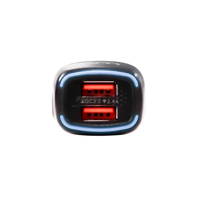 شارژر فندکی 30 وات فست دو پورت TSCO مدل TCG 40 به همراه کابل شارژ Type-C - مشکی - تصویر 3