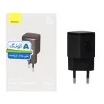 شارژر دیواری فست تک پورت Baseus مدل CCXF000301 30W - مشکی (گارانتی آونگ)