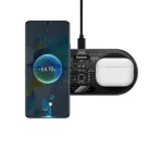 شارژر وایرلس Baseus مدل Digital LED Display 2-in-1 - مشکی (گارانتی آونگ) - تصویر 6