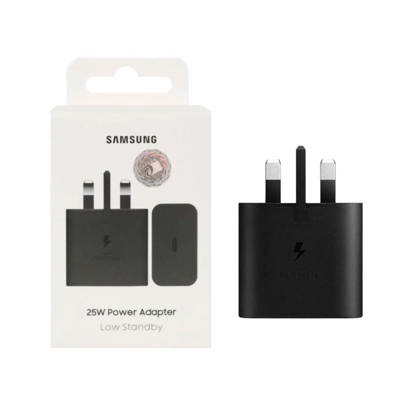 شارژر سه پین SAMSUNG 25W مدل T2510 ( فست و PD) مشکی ( 18ماهه شرکتی) - bew - تصویر 2