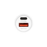 شارژر فندکی فست و PD دو پورت FIRSTYOU مدل F021 48W - سفید (اصلی) - تصویر 5