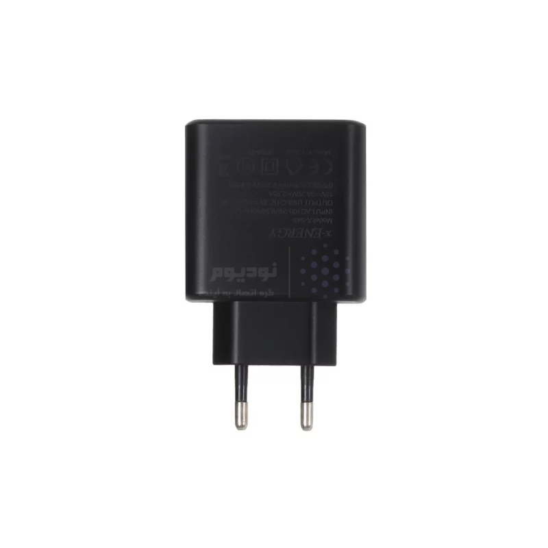 شارژر دیواری فست و PD تک پورت X-Energy مدل X-545 45W - مشکی (گارانتی IPM) - تصویر 3