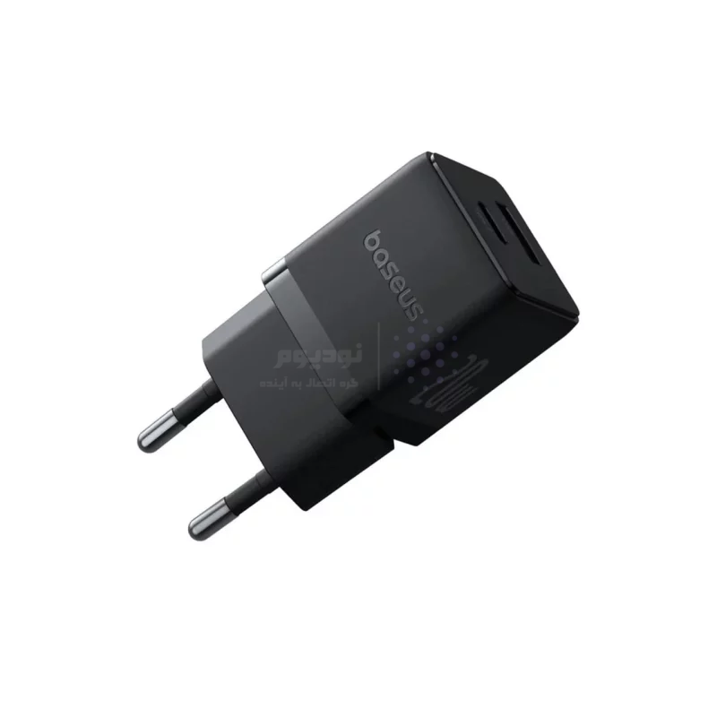 شارژ دیواری فست و PD دو پورت Baseus مدل Palm 20W - مشکی (گارانتی آونگ) - تصویر 5
